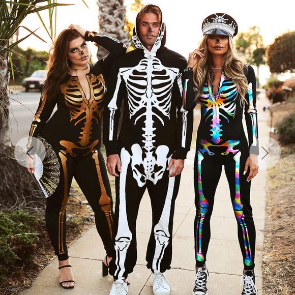 Tipsy Elves Pants & Jumpsuits Tipsy Elves Iridescent Skelton Womens